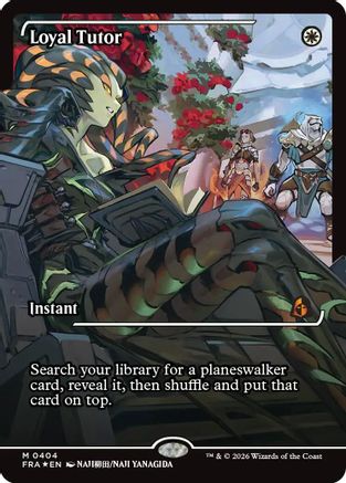 Loyal Tutor (Showcase) (FRA-404) - Reality Fracture Foil | Grognard Games