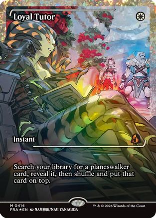 Loyal Tutor (Showcase) (Fracture Foil) (FRA-414) - Reality Fracture Foil | Grognard Games