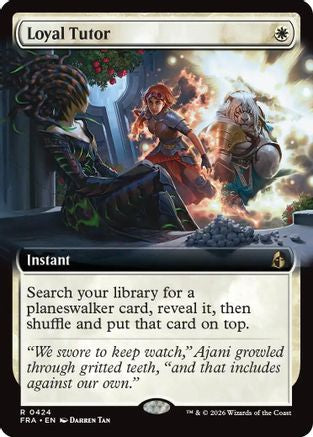 Loyal Tutor (Extended Art) (FRA-424) - Reality Fracture Foil | Grognard Games