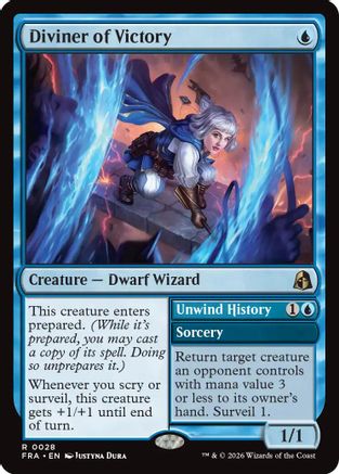 Diviner of Victory (FRA-028) - Reality Fracture Foil | Grognard Games