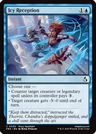Icy Reception (FRA-030) - Reality Fracture Foil | Grognard Games
