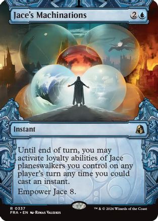 Jace's Machinations (Showcase) (FRA-337) - Reality Fracture Foil | Grognard Games