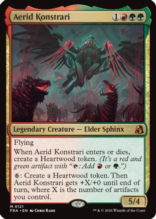 Aerid Konstrari (FRA-121) - Reality Fracture Foil | Grognard Games
