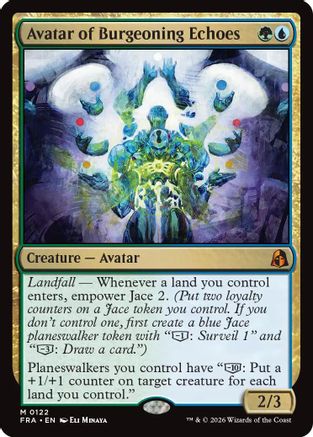 Avatar of Burgeoning Echoes (FRA-122) - Reality Fracture Foil | Grognard Games