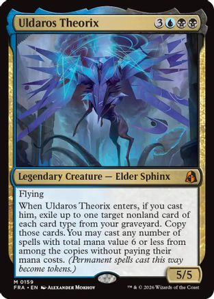 Uldaros Theorix (FRA-159) - Reality Fracture Foil | Grognard Games