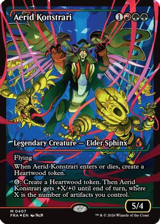 Aerid Konstrari (Showcase) (0407) (FRA-407) - Reality Fracture Foil | Grognard Games