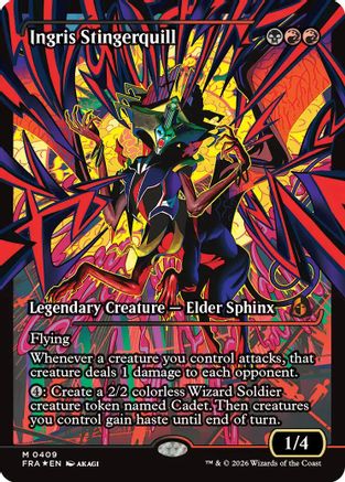 Ingris Stingerquill (Showcase) (0409) (FRA-409) - Reality Fracture Foil | Grognard Games