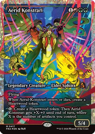 Aerid Konstrari (Showcase) (Fracture Foil) (0417) (FRA-417) - Reality Fracture Foil | Grognard Games