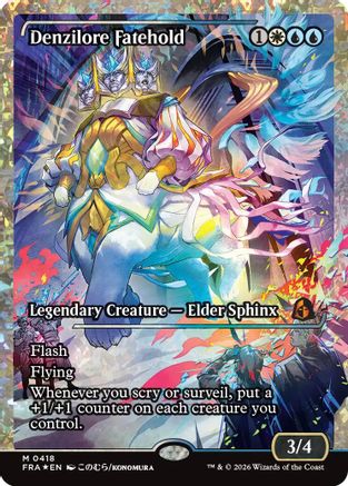 Denzilore Fatehold (Showcase) (Fracture Foil) (0418) (FRA-418) - Reality Fracture Foil | Grognard Games