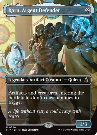 Karn, Argent Defender (Borderless) (FRA-320) - Reality Fracture | Grognard Games