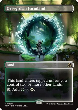 Overgrown Farmland (Borderless) (FRA-399) - Reality Fracture Foil | Grognard Games