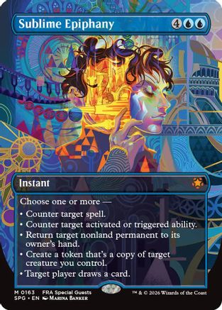 Sublime Epiphany (Borderless) (SPG-163) - Special Guests Foil | Grognard Games