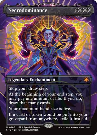 Necrodominance (Borderless) (SPG-165) - Special Guests Foil | Grognard Games
