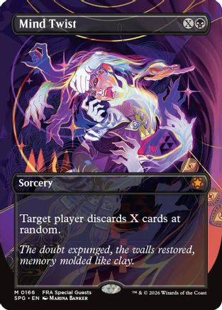 Mind Twist (Borderless) (SPG-166) - Special Guests Foil | Grognard Games