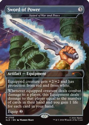 Sword of Power - Sword of War and Peace (SLD-2793) - Secret Lair Drop Series Foil | Grognard Games