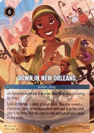 Down in New Orleans (Foil) (12) - Disney Lorcana Promo Cards Holofoil | Grognard Games