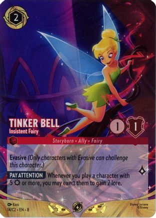 Tinker Bell - Insistent Fairy (Foil) (14) - Disney Lorcana Promo Cards Holofoil | Grognard Games