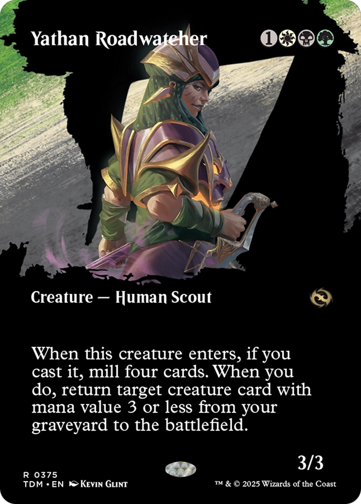 Yathan Roadwatcher (Borderless) [Tarkir: Dragonstorm] | Grognard Games