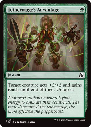 Tethermage's Advantage (FRA-117) - Reality Fracture Foil | Grognard Games
