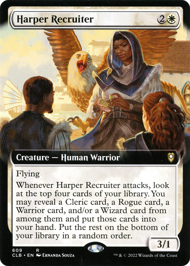 Harper Recruiter (Extended Art) [Commander Legends: Battle for Baldur's Gate] | Grognard Games