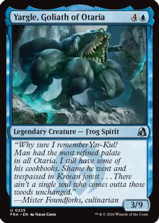 Yargle, Goliath of Otaria (FRA-225) - Reality Fracture Foil | Grognard Games