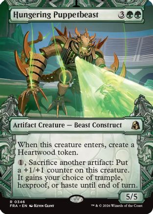 Hungering Puppetbeast (Showcase) (FRA-346) - Reality Fracture Foil | Grognard Games
