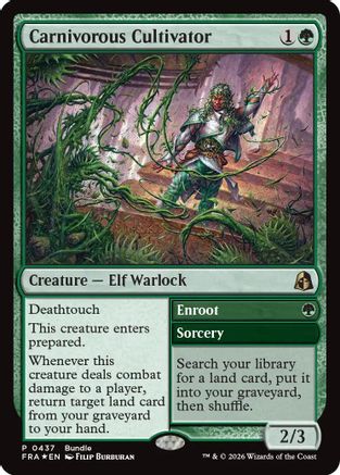 Carnivorous Cultivator (UMP-437) - Unique and Miscellaneous Promos Foil | Grognard Games