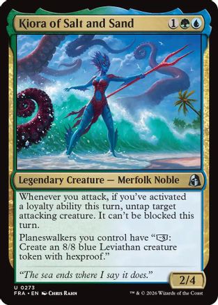 Kiora of Salt and Sand (FRA-273) - Reality Fracture Foil | Grognard Games