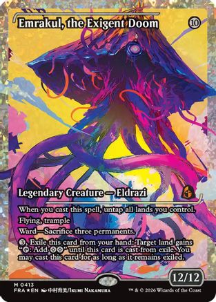 Emrakul, the Exigent Doom (Showcase) (Fracture Foil) (FRA-413) - Reality Fracture Foil | Grognard Games