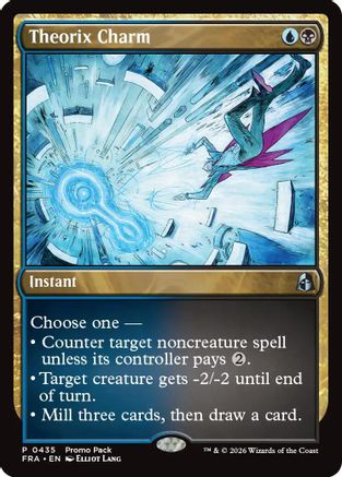 Theorix Charm (PPFRA-435) - Promo Pack: Reality Fracture Foil | Grognard Games