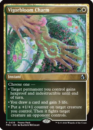 Vigorbloom Charm (PPFRA-436) - Promo Pack: Reality Fracture | Grognard Games