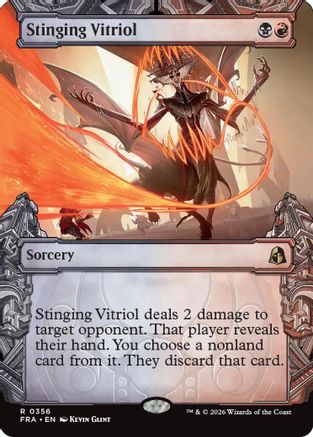 Stinging Vitriol (Showcase) (FRA-356) - Reality Fracture Foil | Grognard Games