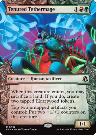 Tenured Tethermage (Showcase) (FRA-357) - Reality Fracture Foil | Grognard Games