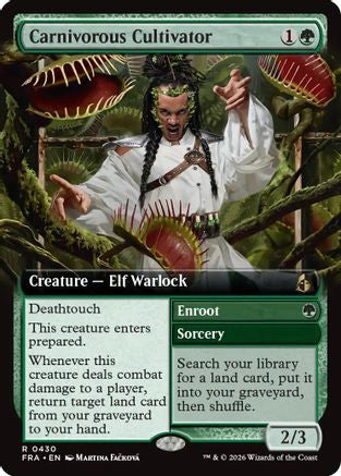 Carnivorous Cultivator (Extended Art) (FRA-100) - Reality Fracture | Grognard Games