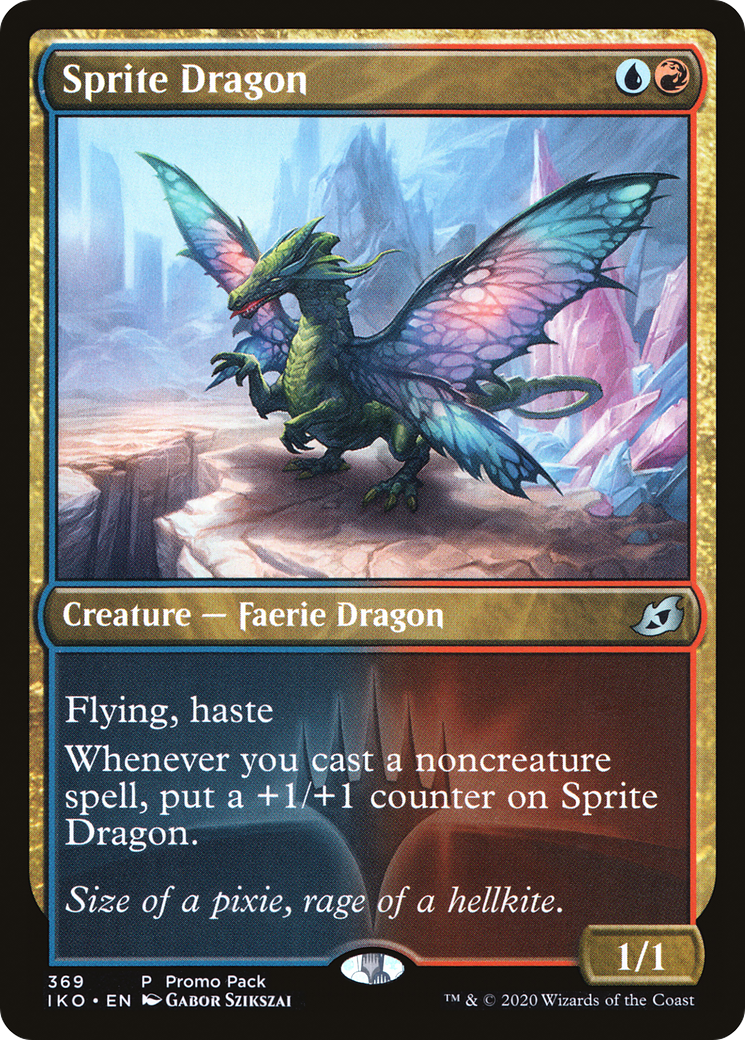 Sprite Dragon (Promo Pack) [Ikoria: Lair of Behemoths Promos] | Grognard Games