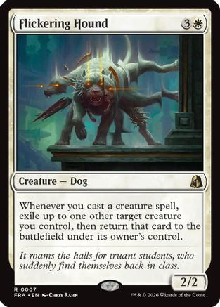 Flickering Hound (FRA-007) - Reality Fracture Foil | Grognard Games