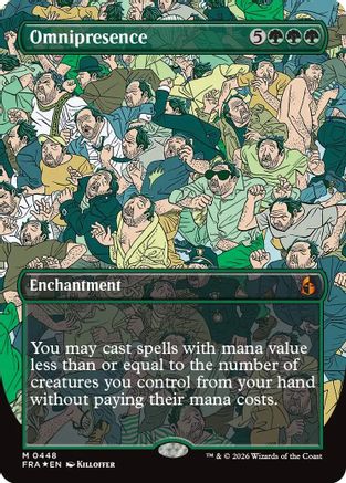 Omnipresence (Borderless) (0448) (FRA-448) - Reality Fracture Foil | Grognard Games