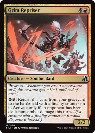 Grim Repriser (FRA-136) - Reality Fracture Foil | Grognard Games