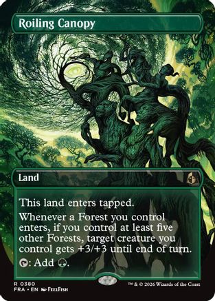 Roiling Canopy (Borderless) (FRA-380) - Reality Fracture | Grognard Games