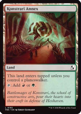 Konstrari Annex (FRA-183) - Reality Fracture Foil | Grognard Games