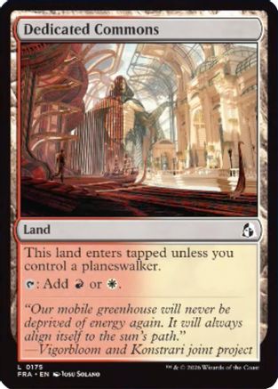 Dedicated Commons (FRA-175) - Reality Fracture Foil | Grognard Games