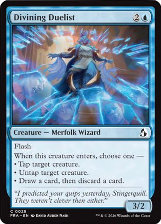 Divining Duelist (FRA-029) - Reality Fracture Foil | Grognard Games