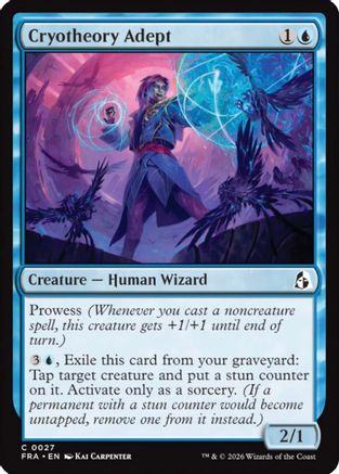 Cryotheory Adept (FRA-027) - Reality Fracture Foil | Grognard Games