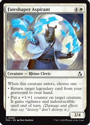 Fateshaper Aspirant (FRA-006) - Reality Fracture Foil | Grognard Games