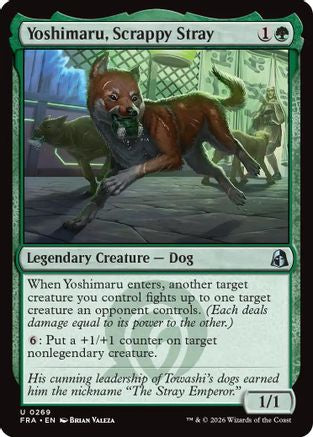 Yoshimaru, Scrappy Stray (FRA-269) - Reality Fracture Foil | Grognard Games