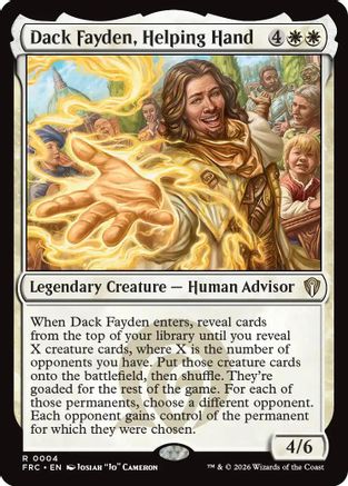 Dack Fayden, Helping Hand (-004) - Commander: Reality Fracture | Grognard Games