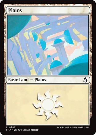 Plains (0282) (FRA-282) - Reality Fracture Foil | Grognard Games