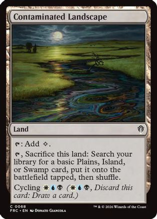Contaminated Landscape (-068) - Commander: Reality Fracture | Grognard Games