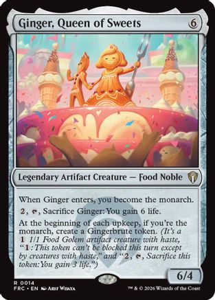 Ginger, Queen of Sweets (-014) - Commander: Reality Fracture | Grognard Games