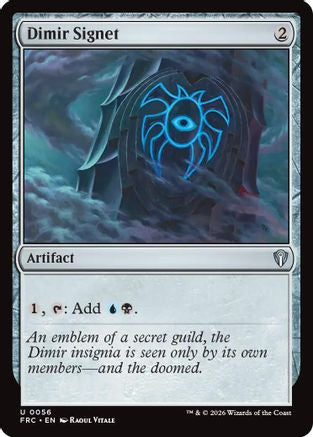 Dimir Signet (-056) - Commander: Reality Fracture | Grognard Games